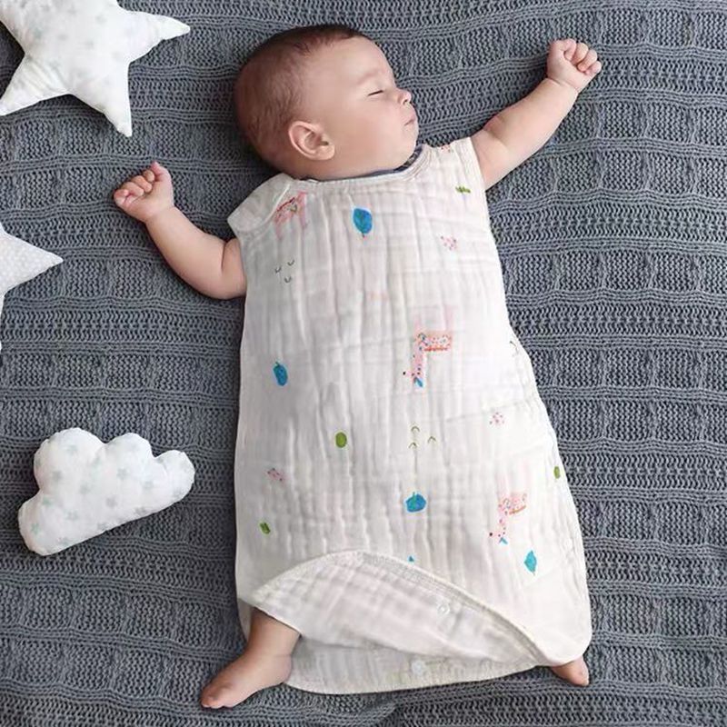 Baby Zomerslaapzak – Luchtig, Mouwloos en 100% Katoen